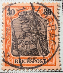 Germany Lot of 20 1889 – 1900 Stamps (SC 46-63, 46a)