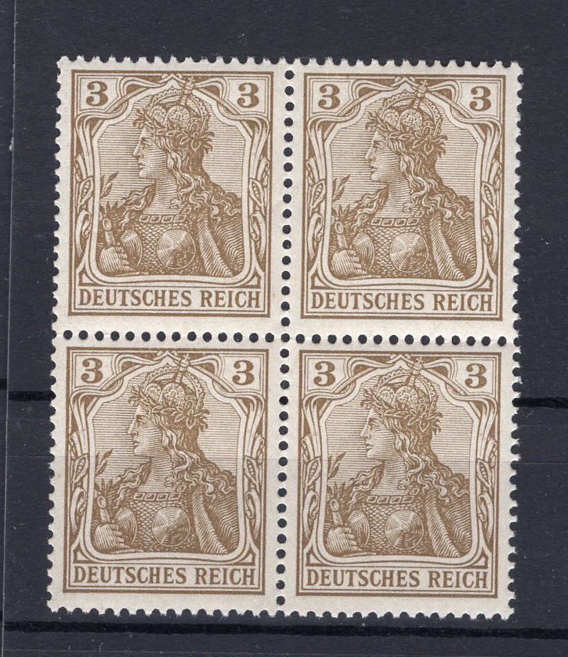 Dr-Germania 69 block of four MINT NEVER HINGED 14EUR (75475