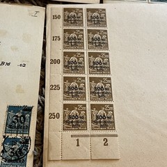 MASSIVE GERMANY MINT AND USED STAMP HOARD WORLD WAR I ERA INFLATION OVPTS
