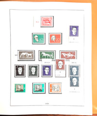 Stamps DGR East Germany Complete Set Mint 1947-1990 Lovely Albums