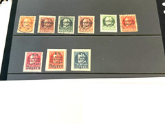 Bavaria, Germany group of stamps loose Scott Cat 95/196, B1/B3 1914-1919 dups
