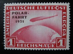 DEUTSCHES REICH Mi. #456 scarce mint Polarfahrt Zeppelin stamp! CV $180.00