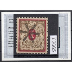 Danzig 1922 Mi.Nr. 100 X b stamped checked finding