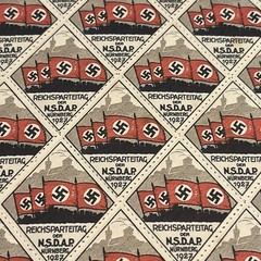 Nazi Germany Third Reich Reichsparteitag Rally 1927 Stamps Full Sheet WWII WW2