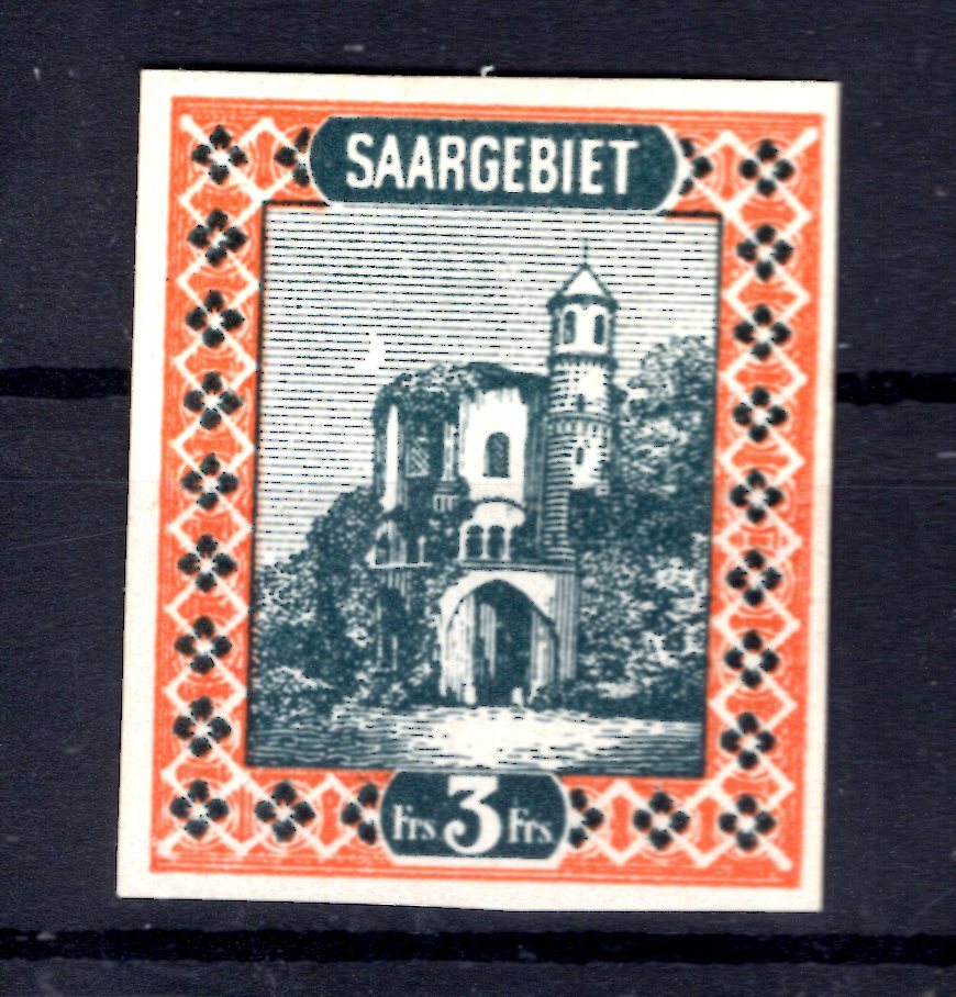Saar Sample 96 Orange Red/Blue Green * MH (BA3679)