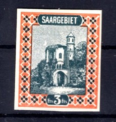 Saar Sample 96 Orange Red/Blue Green * MH (BA3679)