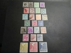Germany Stamps – 25 stamps – very nice lot – 1946-1948 – see notes and pics