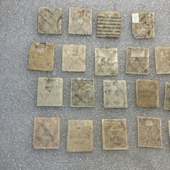20 USED/HR mixed Deutsches Reich/Germany/Bayern Stamps; 1933- 1945; $1 Ships.
