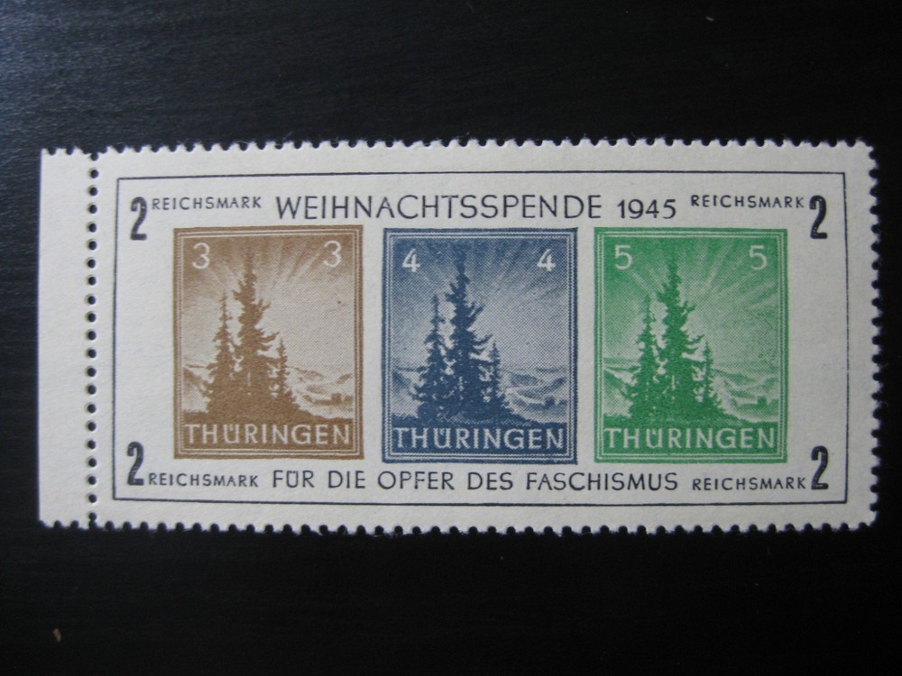 THURINGEN SOVIET ZONE Mi. #Block 1x scarce mint stamp sheet! CV $265.00