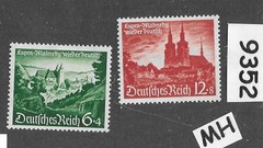MH Germany 1940 stamp set Scott # B174-175 Eupen and Malmedy returned #9352
