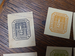 APC 1715 Germany Hamburg probably reprints #1 has heavier paper ??