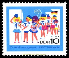EBS East Germany DDR 1968 – Pioneer Organisation – Michel 1432-1433 – MNH**