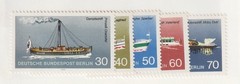 1975 Germany Berlin Sc# 9N354-58 – Ships, Vessels, Boats. MNH Est$3.95