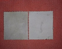 Deutsches Reich 1940s, 2 stamps with overprint Ostland, Adolf Hitler, 3Pf, used