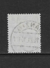 DANZIG SCOTT 30 USED VF – 1920 10m on 7.5pf ORANGE GERMANIA ISSUE