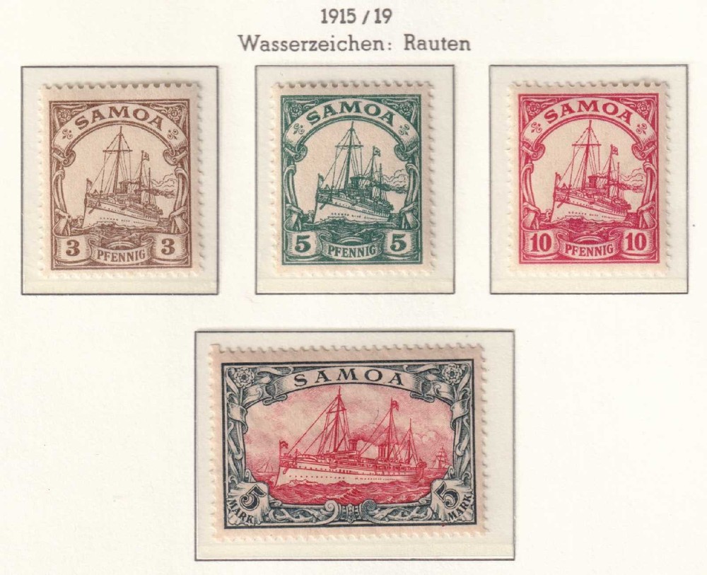SAMOA 70 – 73 MINT HINGED OG * SET – NO FAULTS VERY FINE! – M261