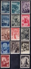 WW2-Third Reich ax Bulgaria-1942-„Bulgarian history“-full set