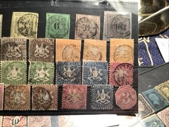 WURTTEMBERG, WERTEMBERG CLASSICS. 1851-1865 German States lot of 23 Stamps