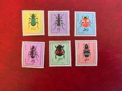 GERMANY EAST DDR 1968 MNH INSECTS BEETLE LADYBUG LADYBIRD TIGER