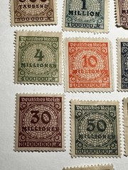 GERMANY German Reich 1923 – 10 Stamps in Series – MH