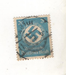 World War 2 Postage Stamp Germany Official WWII 3rd Reich used