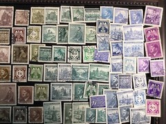 Germany WWII Czechoslovakia Bohemia and Moravia Lot of 109 stamps MH & Used