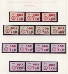 Germany DDR 1964 RARE Back of the Book Service Stamps Michel#31-45 Complete Used