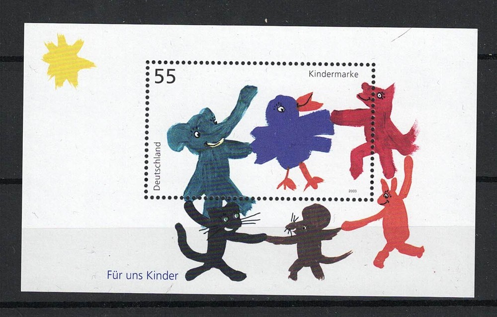 West Germany „For Us Children“ – Block 64 **