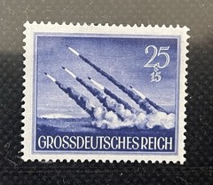 1944 German Reich „Heroes Memorial Day“ set Stamps Deutschland Briefmarken