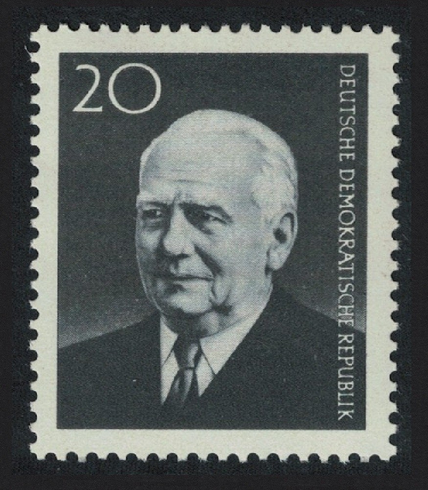 GDR President Pieck Mourning issue 1960 MNH SG#E517