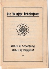 Lot Stamp Book Germany Revenue WWII DAF Member Cancelled U