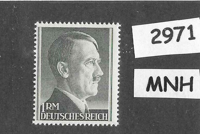 #2971 Very Nice MNH 1RM Third Reich Adolph Hitler stamp / 1942-1944 / Sc 524