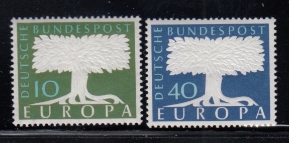 WEST GERMANY Europa 1957 MNH set