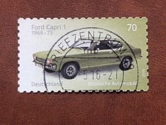 Germany. 2016. Used Stamps Depicting Classic Cars Porsche And Ford. 25JU