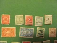 Lot of 25 German Stamps 40’s WWII Era Deutsches Reich.