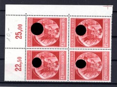 DR-3.Reich 744 Por Square Edge Block of Four MNH Mint (19522