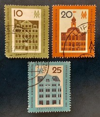 DDR Germany 1962 CTO (see Note) Leipzig Spring Fair Mi 873-5 Scott 595-7 F 21-1