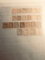 German stamps Deutsches Reich 1 3 4 5 6 8 10 12 15 16 20 24 25 30 40 complete