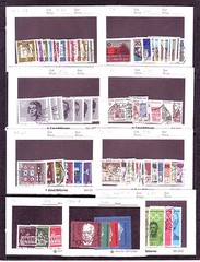 GERMANY USED SELECTION. (106) DIFFERENT ITEMS. SOUND F-VF. SCV $513