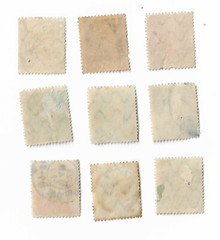 Germany Bavaria stamps circa 1911-1920 x 9 off paper