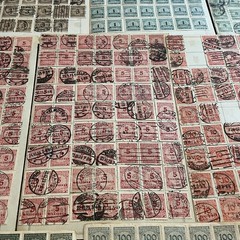 AMAZING GERMANY M&U STAMP RESELLER LOT WORLD WAR ONE ERA HYPERINFLATION, OVPTS