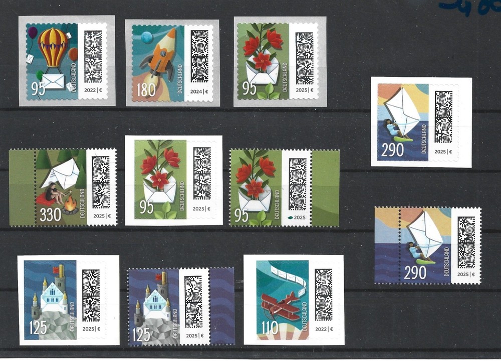 Germany 2025 World of Letters – Complete Permanent Set all forms MNH