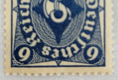 GERMANY ~ Deutrches Reich ~ Blue Stamp 9 Mark ~ Posted ~ c.1922 ~ B197