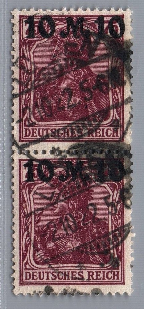German Reich Michel No. 157 I stamped, inspected