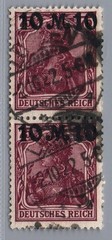German Reich Michel No. 157 I stamped, inspected