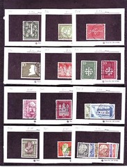 GERMANY USED SELECTION. (106) DIFFERENT ITEMS. SOUND F-VF. SCV $513