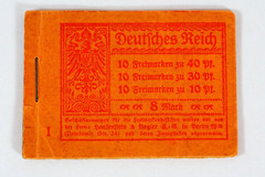 1920 Deutsches Reich German Empire Stamp Booklets Stamps 142, 143 & 139 Mint