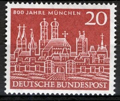 BRD 1958, 800th Anniversary of Munich set MNH, Mi 289