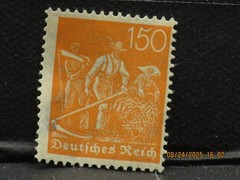 The listing is:(1)1922 German Württemberg „Workers“ definitive series Stamp-LH