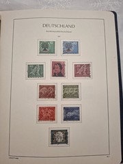 BRD Sammlung 1951-1963 in Leuchtturm-Vordruckalbum – Posthorn-Satz, Heuss, Europ